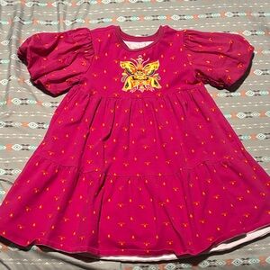 Kids Girls' dress with a design inspired by the movie Encanto